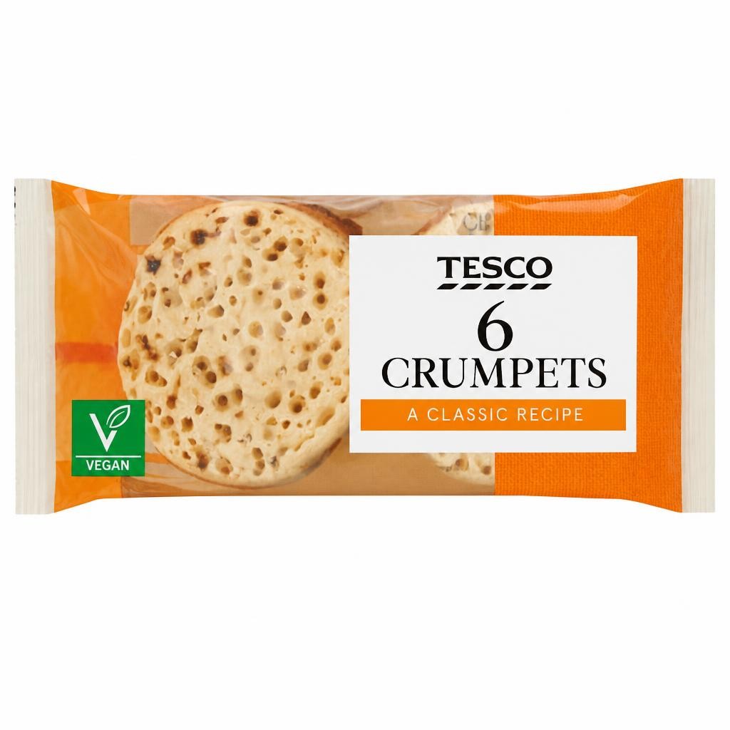 Tesco Crumpets 6 Pack