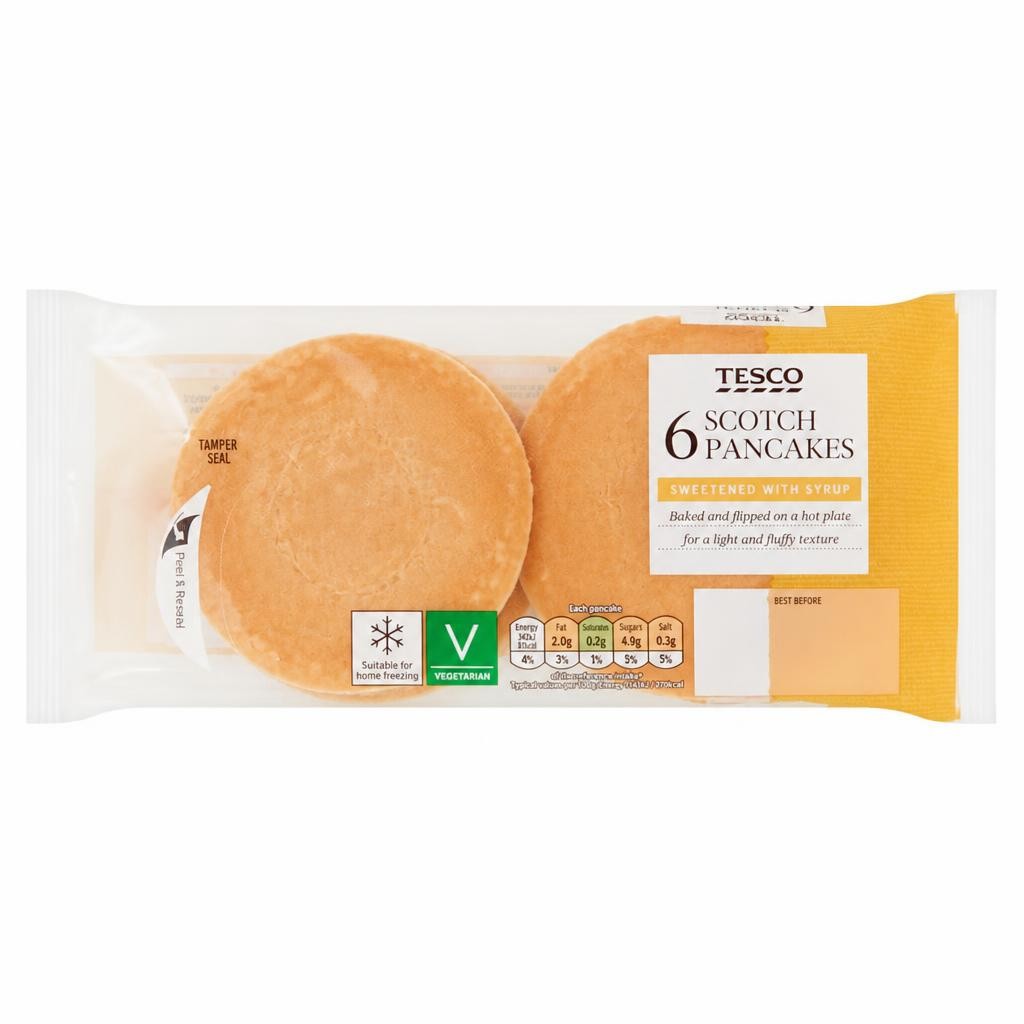 Tesco Scotch Pancakes 6 pack