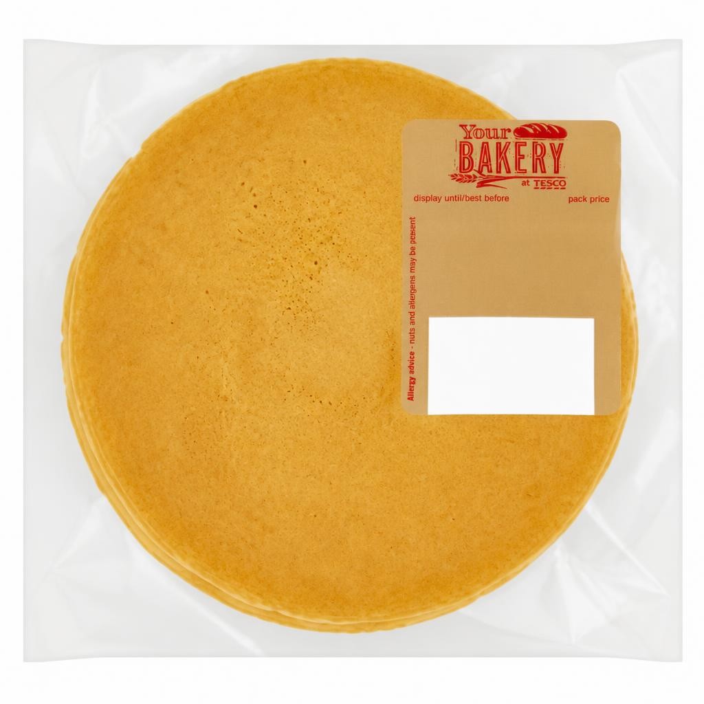 Tesco American Style Large Pancakes 6 Pack