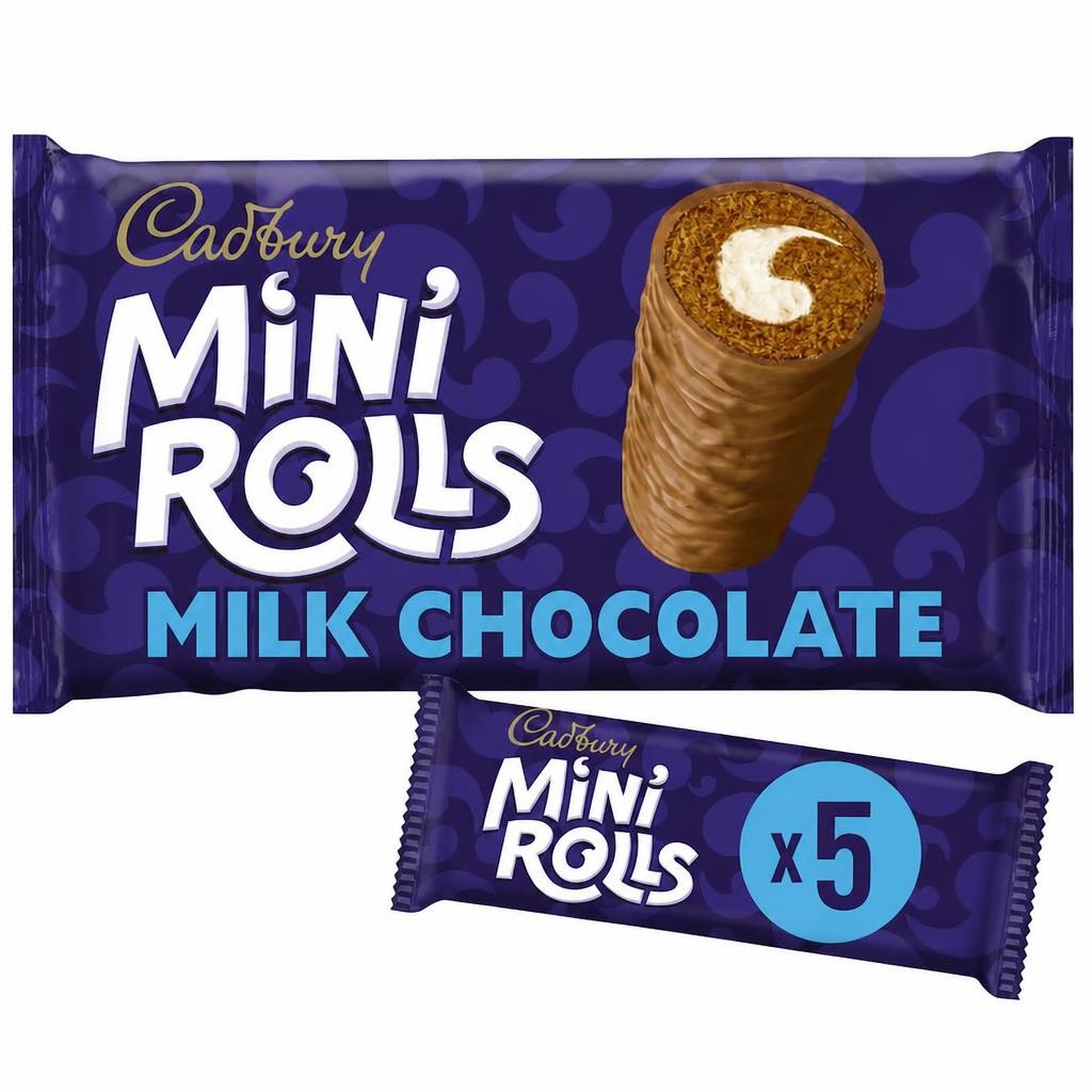 Cadbury Milk Chocolate Mini Rolls Cakes 5 pack