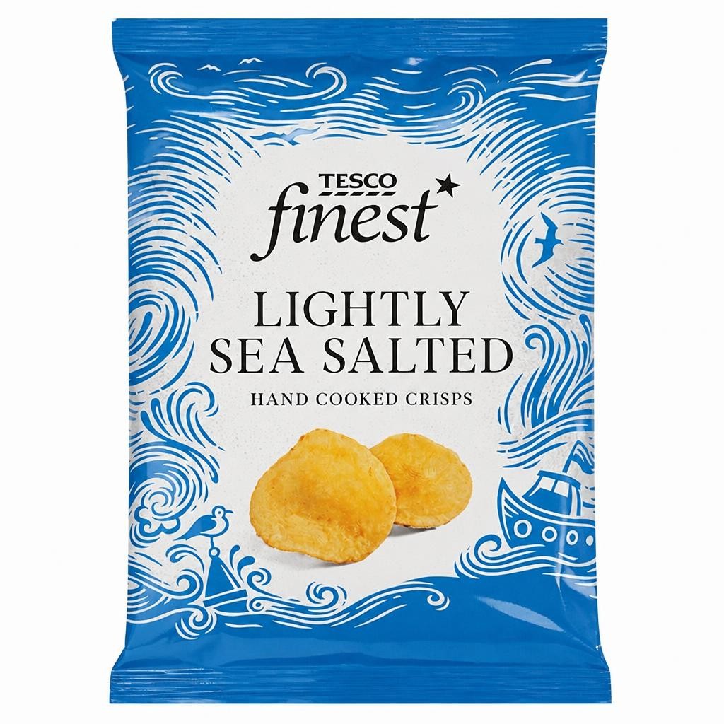 Tesco Finest Lightly Salted Crisps 150G