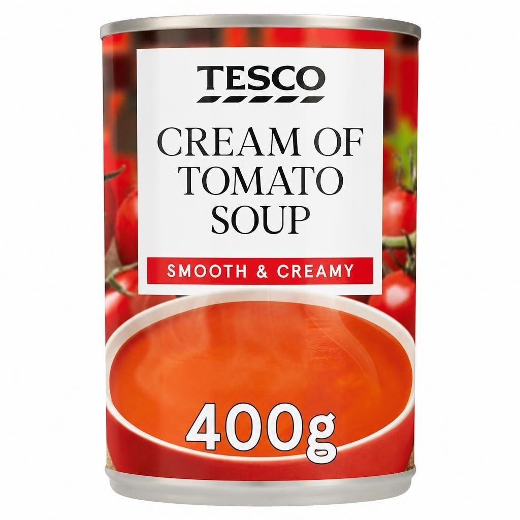 Tesco Cream Of Tomato Soup 400G