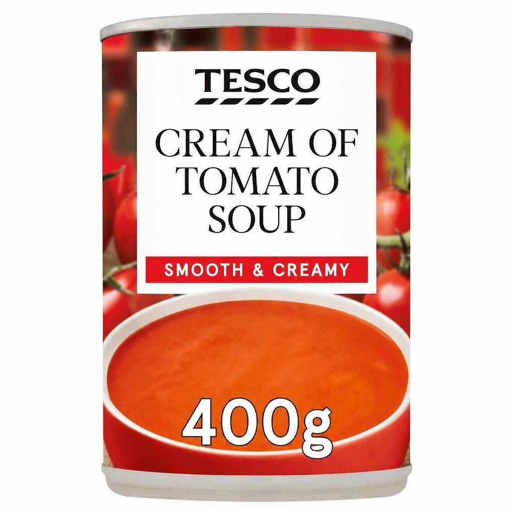 Tesco Cream Of Tomato Soup 400G
