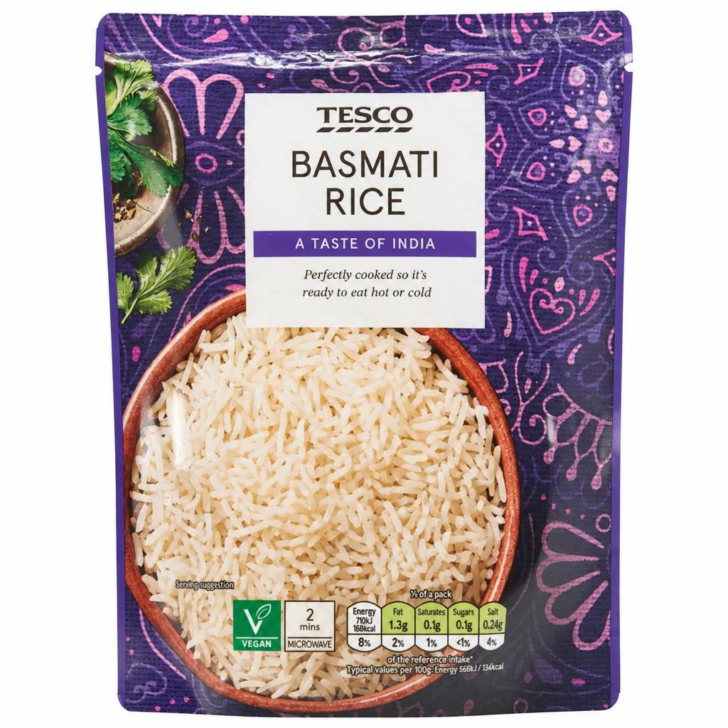 Tesco Microwave Basmati Rice 250G