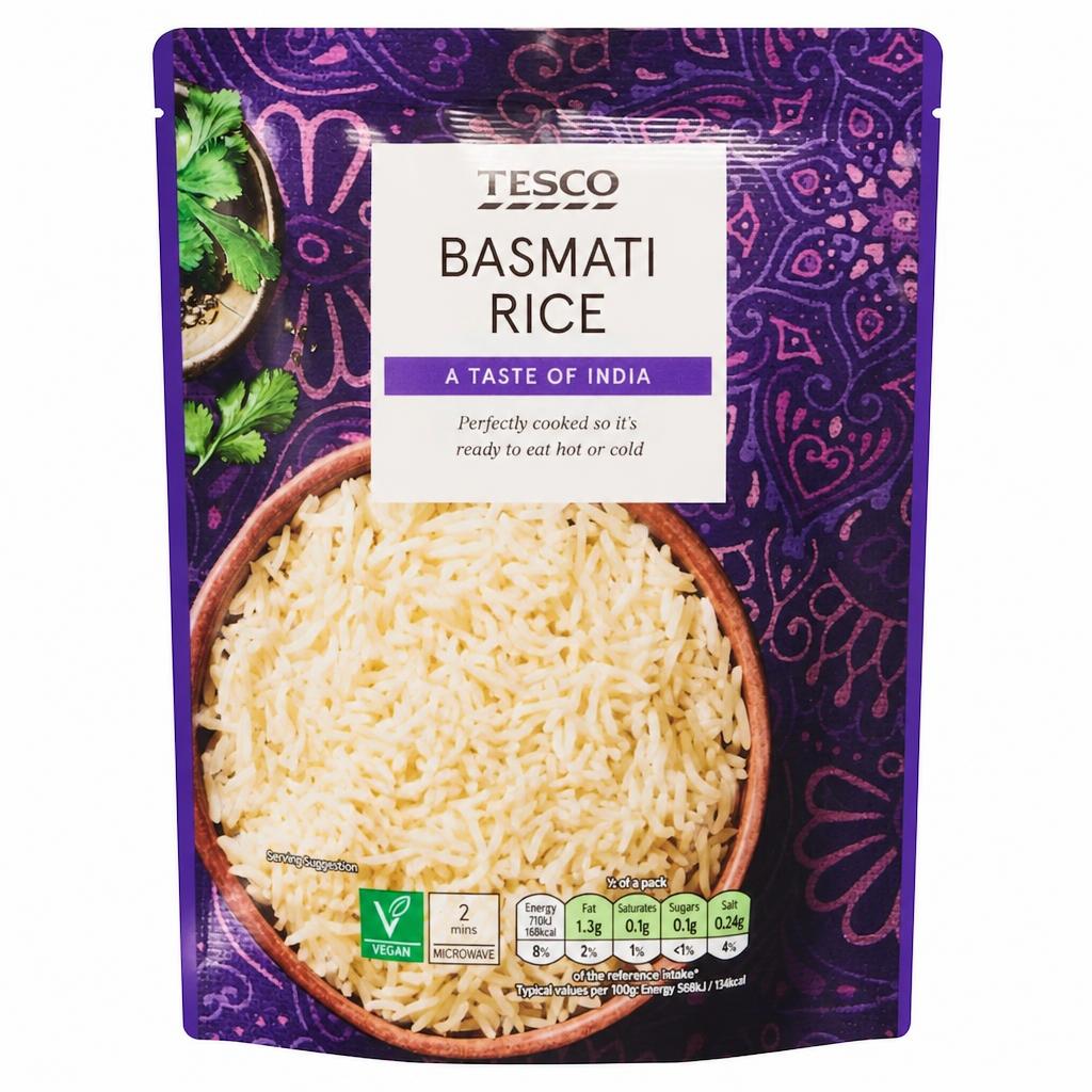 Tesco Microwave Basmati Rice 250G