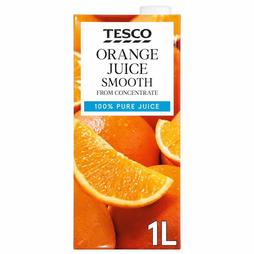 Tesco Orange Juice Smooth 1 Litre