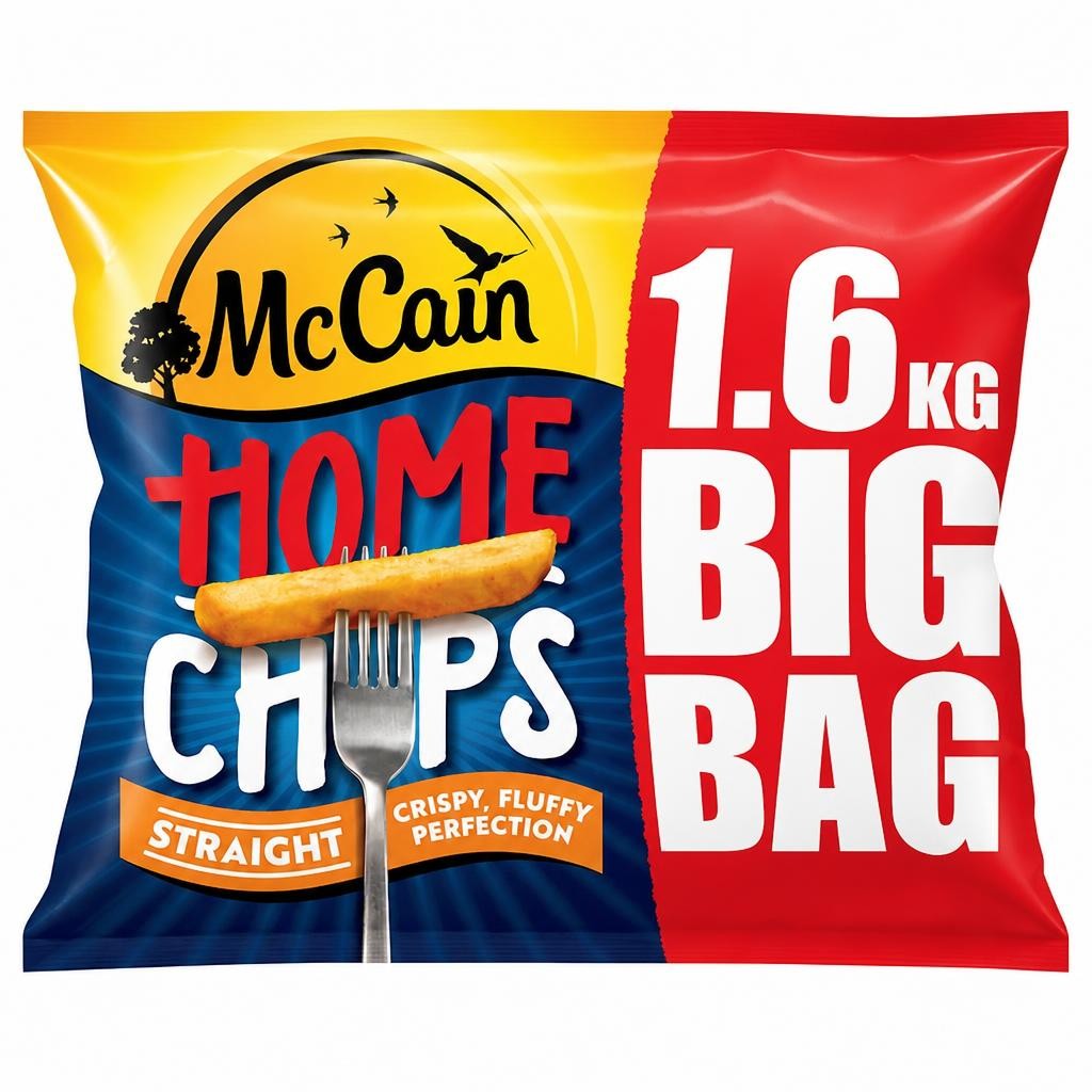 McCain Home Chips Straight Cut 1.6kg