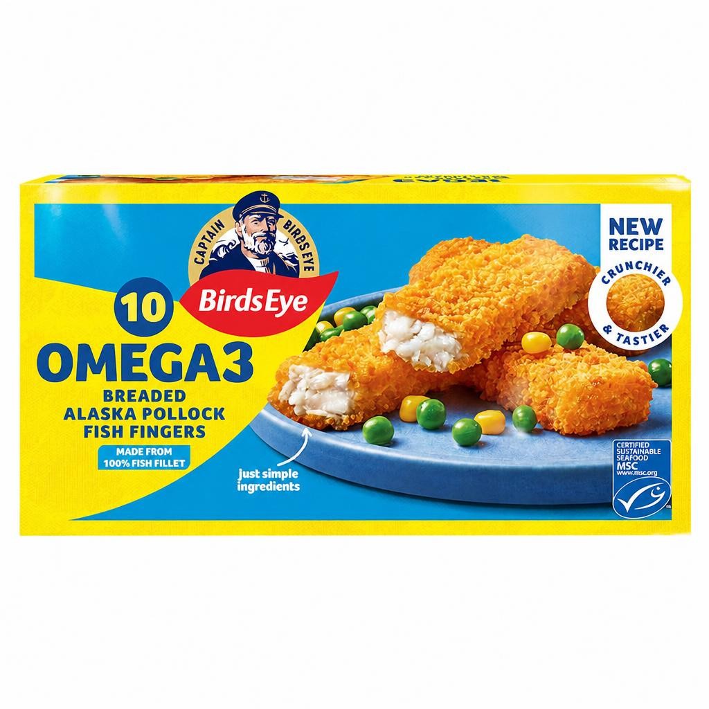 Birds Eye Omega 3 Fish Fingers 10 Pack 280g
