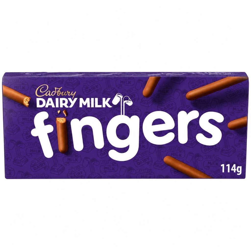 Cadbury Dairy Milk Chocolate Fingers Biscuits 114g