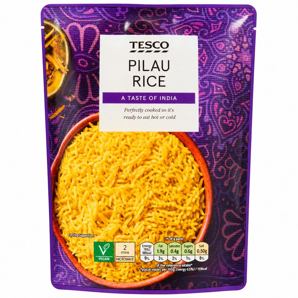 Tesco Microwave Pilau Rice 250G