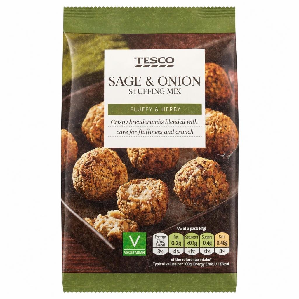 Tesco Sage & Onion Stuffing Mix 170G