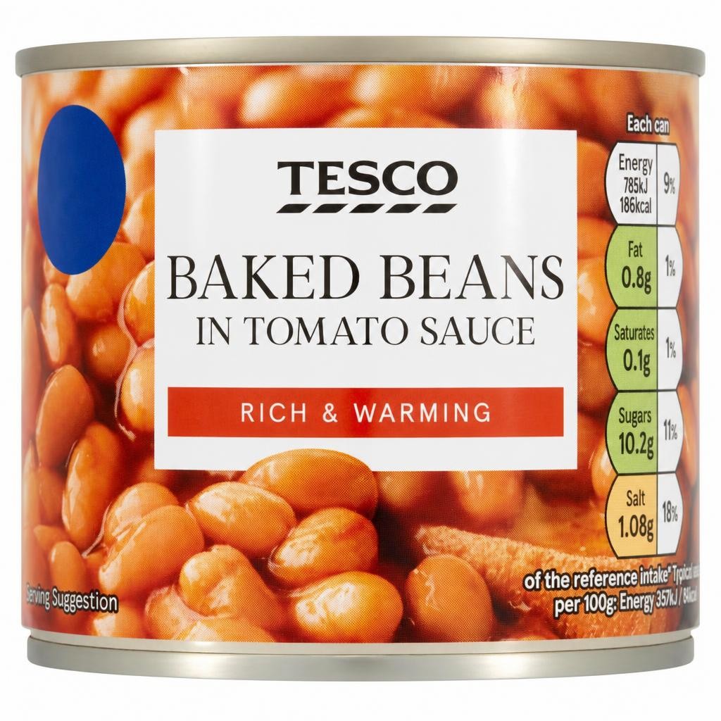 Tesco Baked Beans In Tomato Sauce 220G