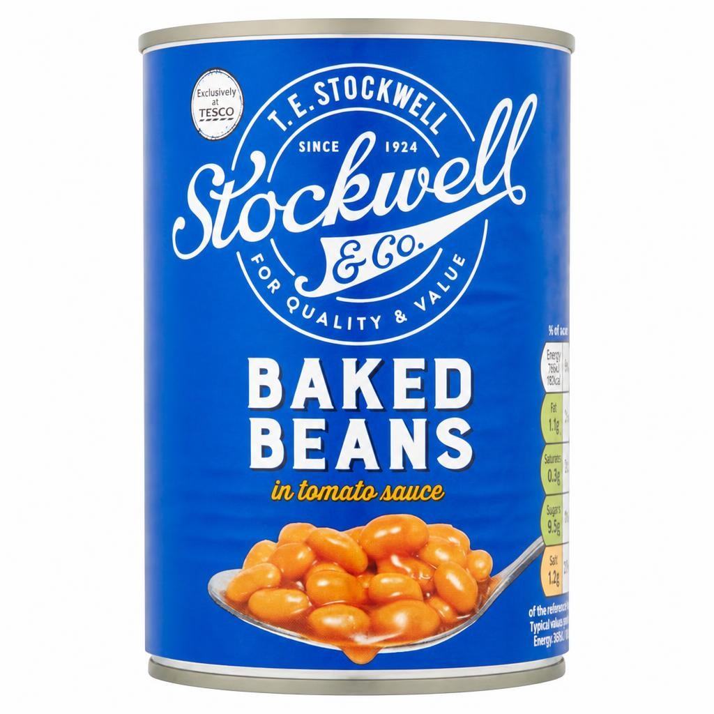 Stockwell & Co Baked Beans In Tomato Sauce 420G