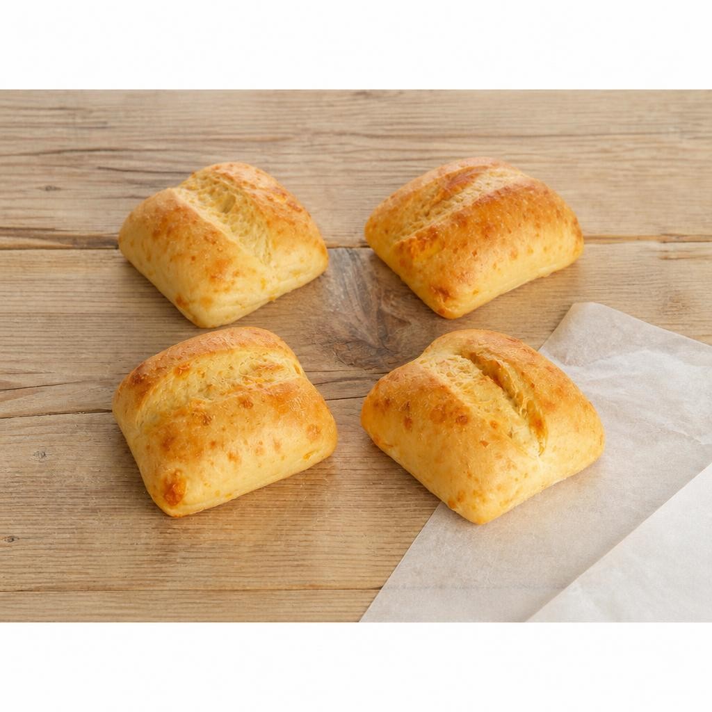 Tesco Chunky Cheese Rolls 4 Pack