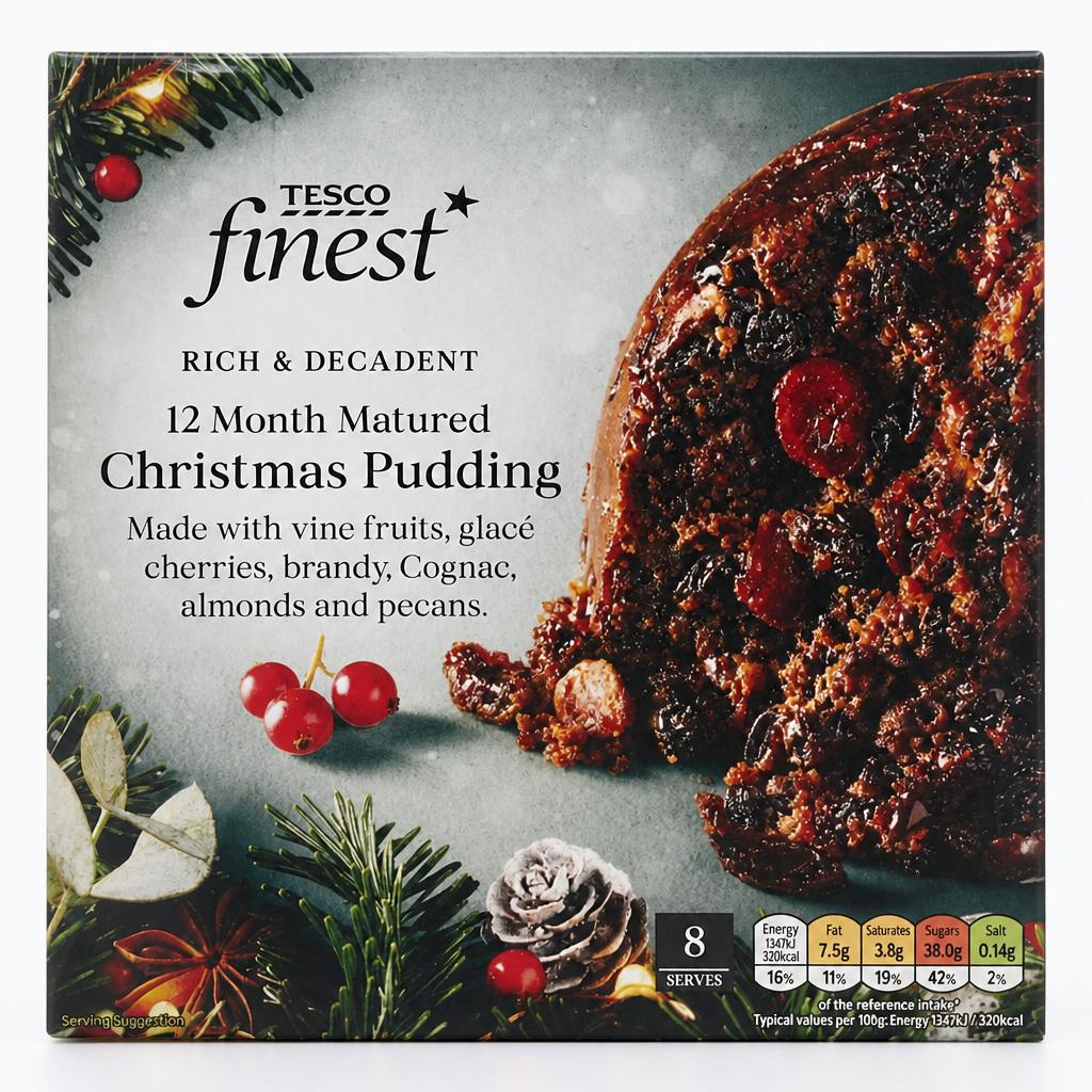 Tesco Finest Christmas Pudding 800G