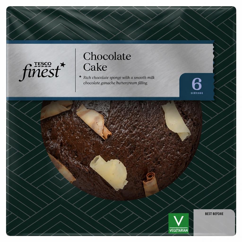 Tesco Finest Chocolate Cake 6 Servings
