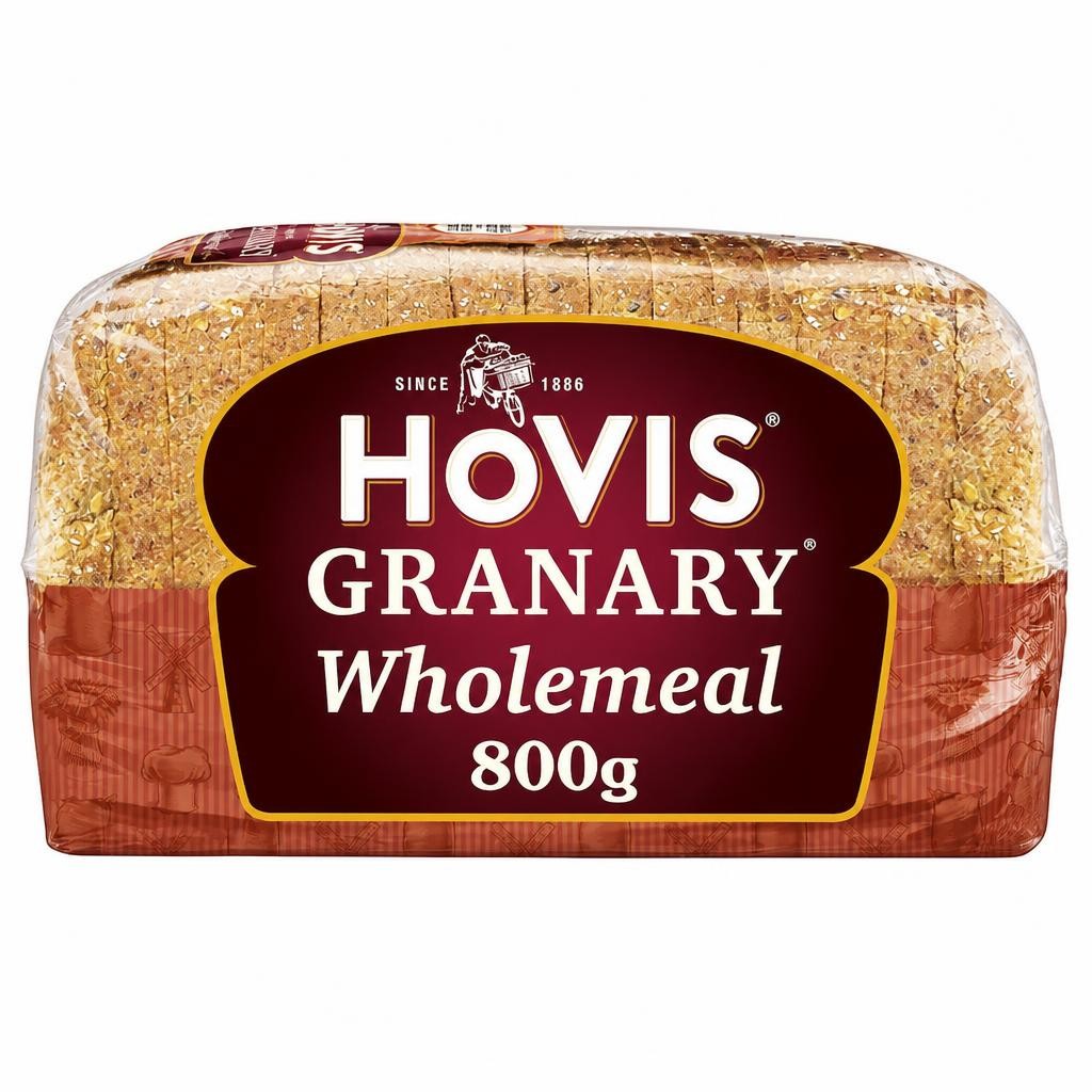 Hovis Authentic Granary Wholemeal Sliced Bread 800g