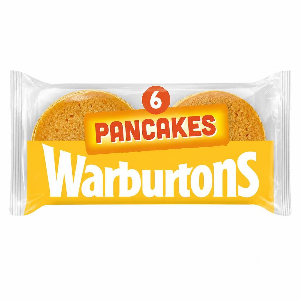 Warburtons Soft Pancakes 6 Pack