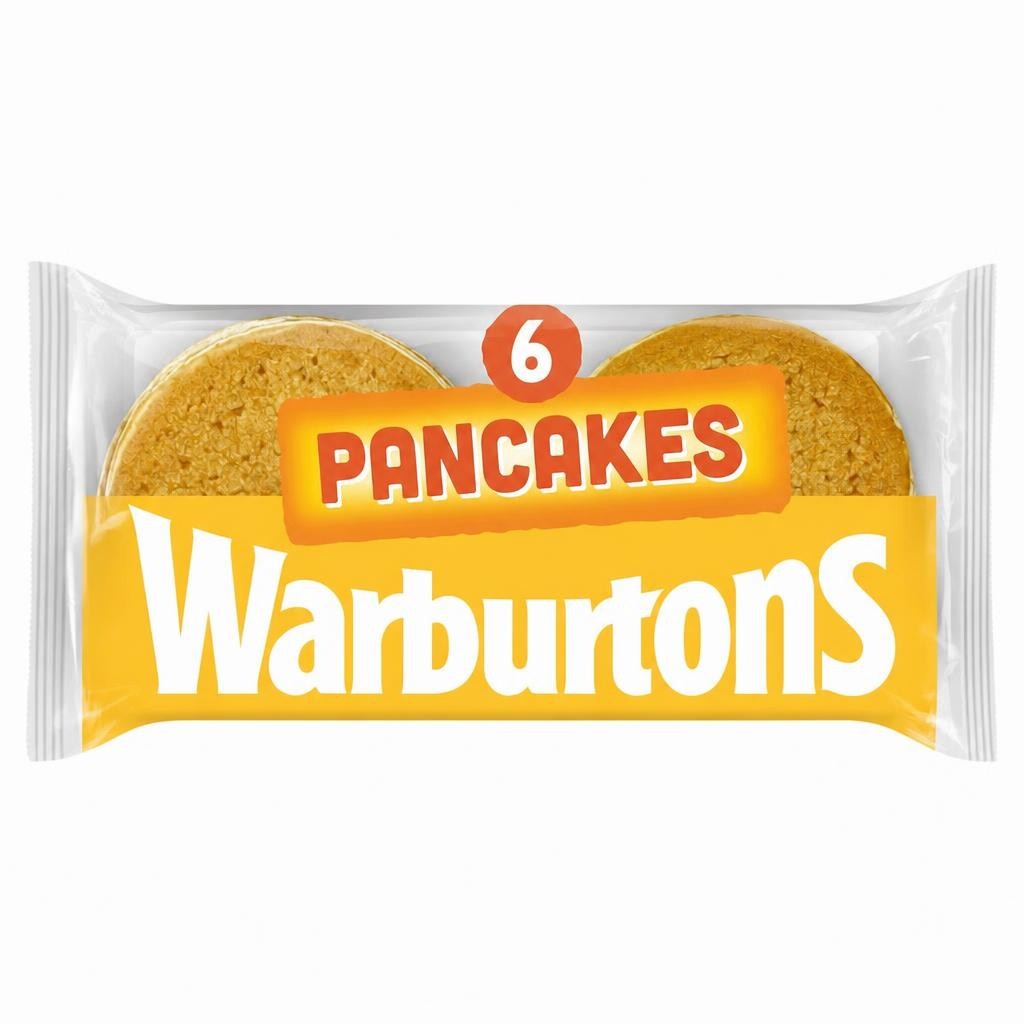 Warburtons Soft Pancakes 6 Pack