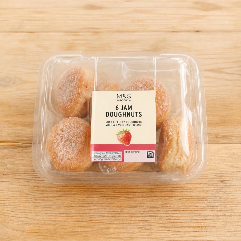 Tesco 5 Jam Doughnuts