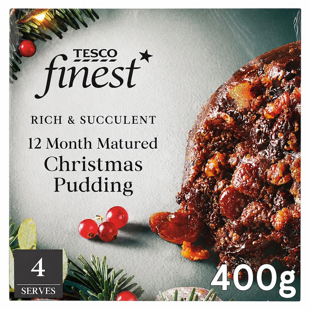 Tesco Finest 12 Month Matured Christmas Pudding 400g