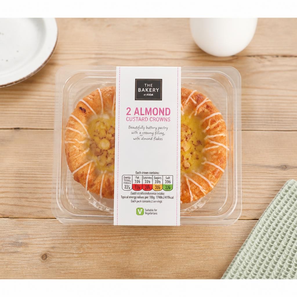 Tesco Vanilla Creme Crown 2 Pack