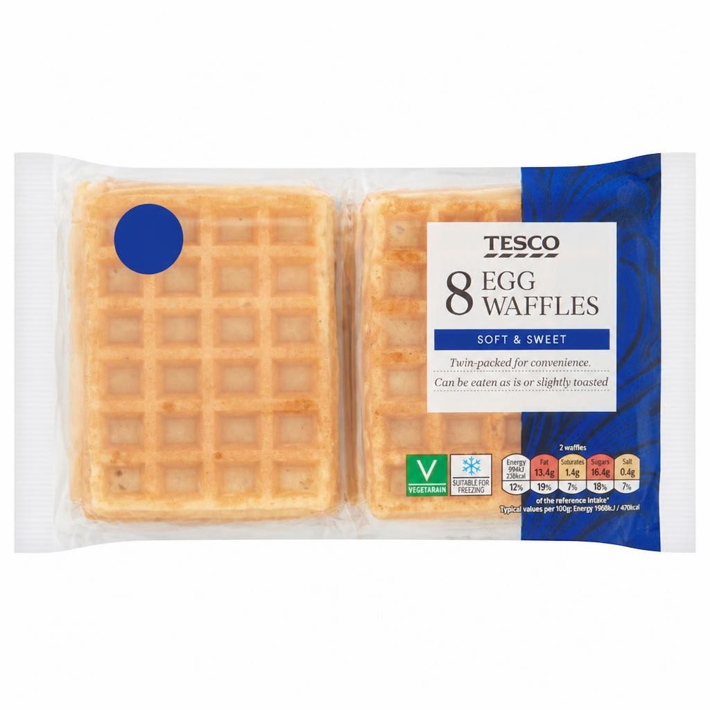 Tesco Egg Waffles 8 pack