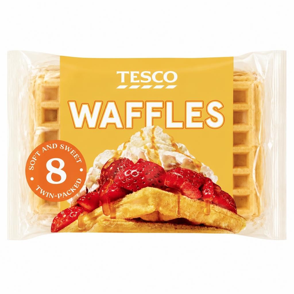 Tesco Egg Waffles 8 pack