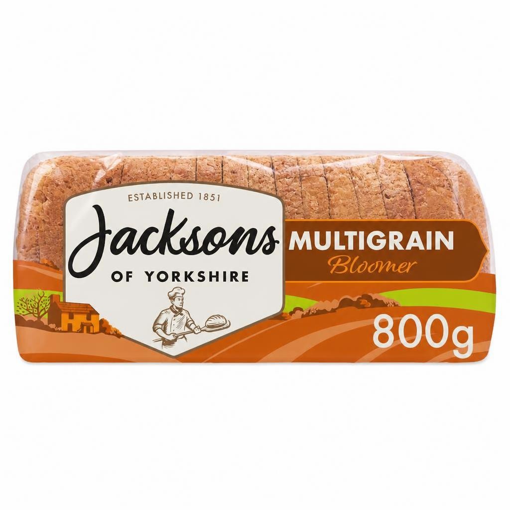 Jacksons of Yorkshire Champion Multigrain Brown Bloomer Bread 800g