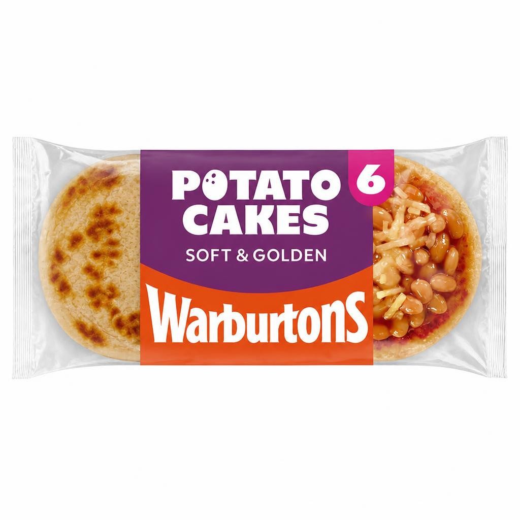 Warburtons Potato Cakes 6 Pack