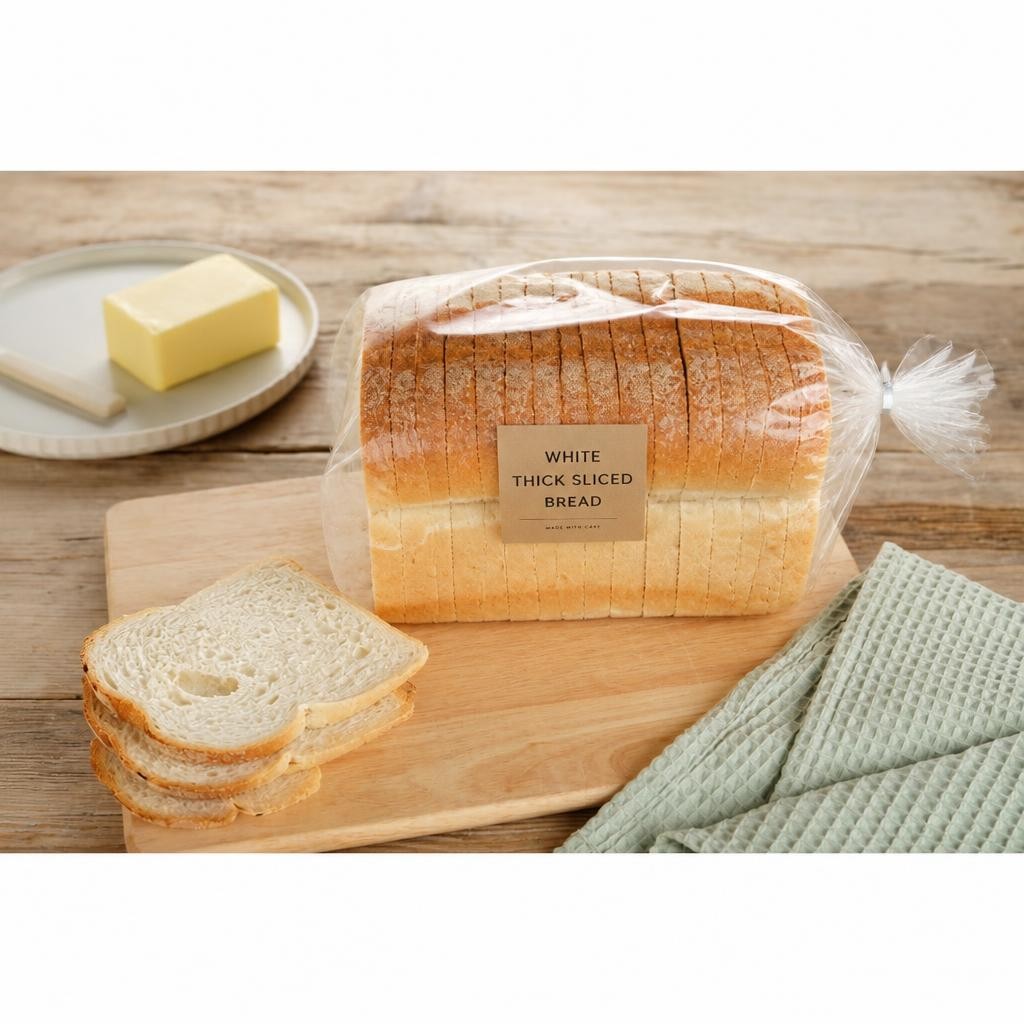 White Farmhouse Loaf Sliced 800G