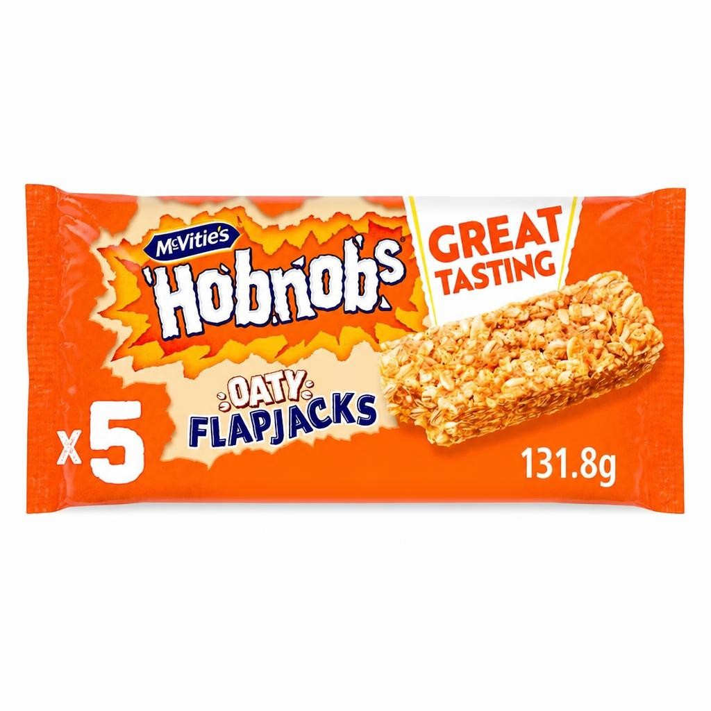 McVitie's Hobnobs Oaty Flapjacks 5 Pack 131.8g