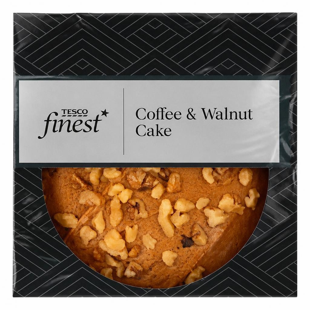 Tesco Finest Coffee and Walnut Cake