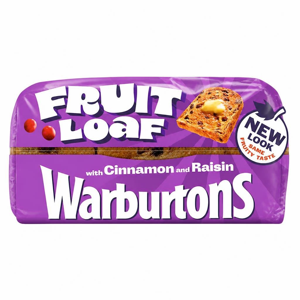 Warburtons Fruit Loaf With Cinnamon & Raisin 400G