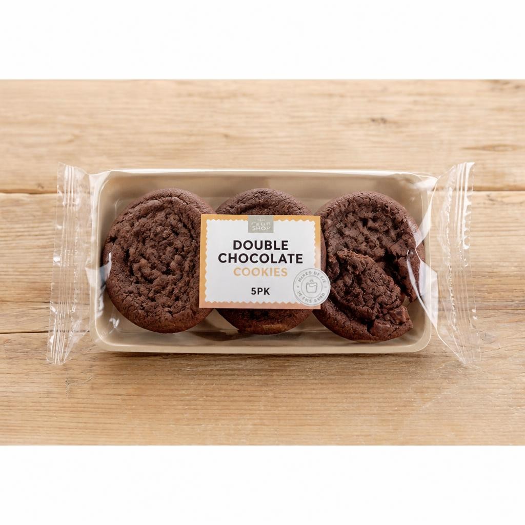 Tesco Double Chocolate Cookies 5 Pack
