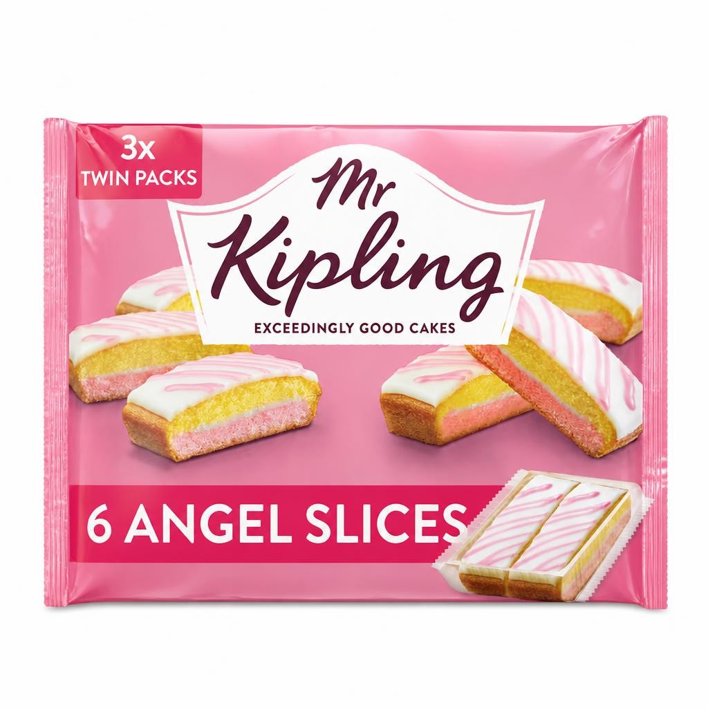 Mr Kipling Angel Cake Slices 6 Pack