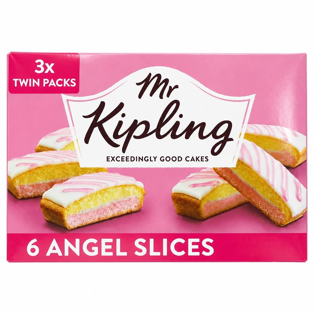 Mr Kipling Angel Cake Slices 6 Pack