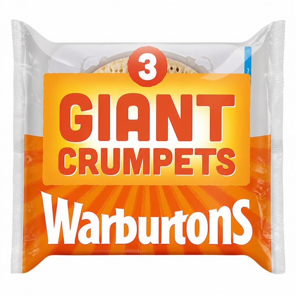 Warburtons Giant Crumpets 3 Pack