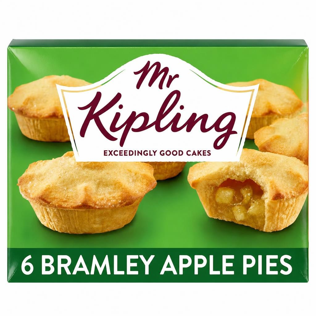 Mr Kipling Bramley Apple Pies 6 Pack