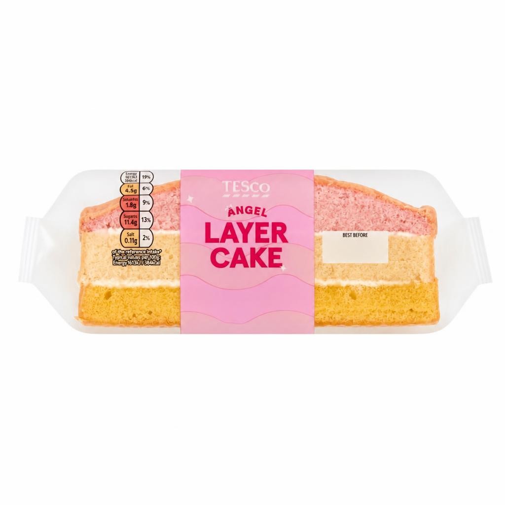 Tesco Angel Layer Cake - Vanilla