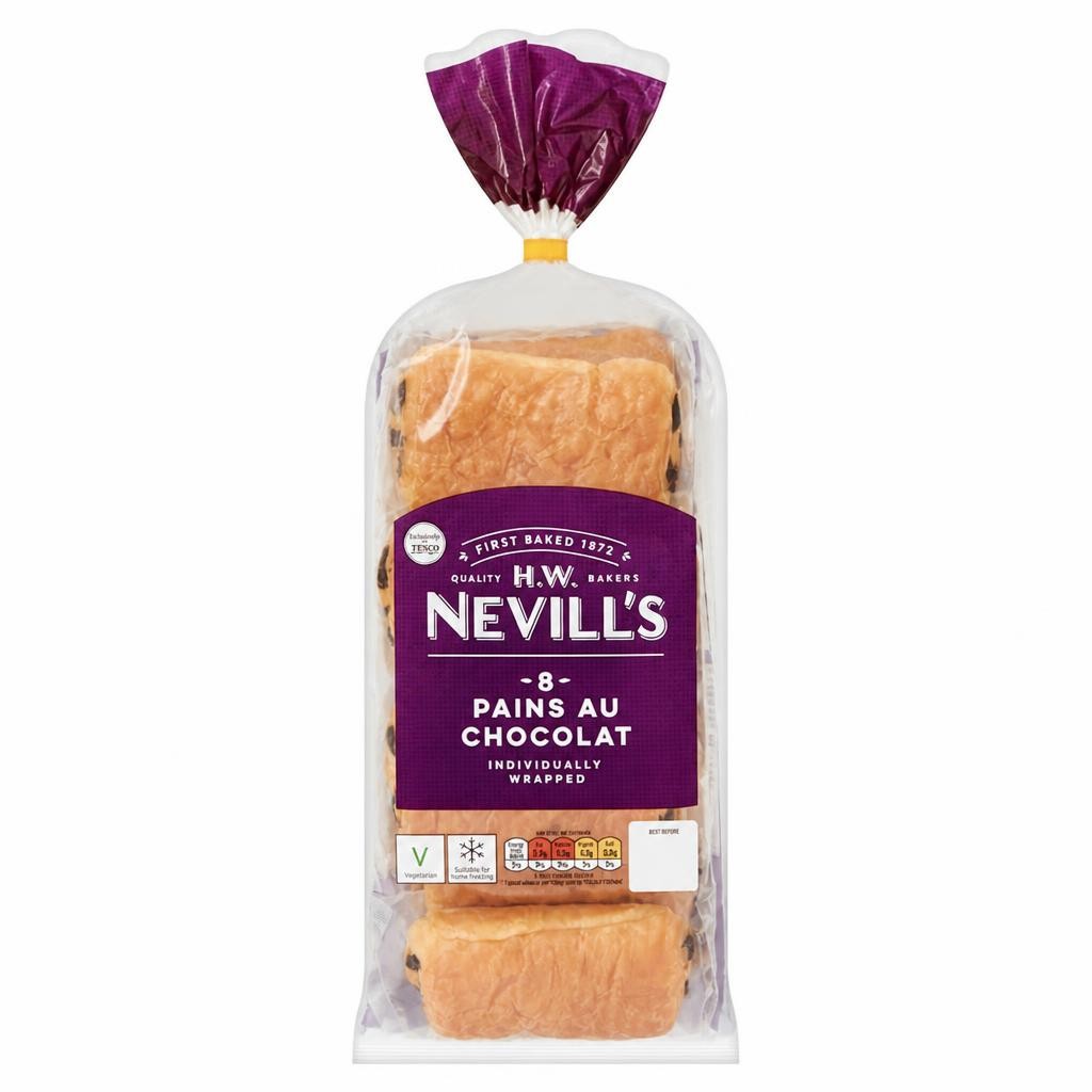 H.W. Nevills Pain Au Chocolat 8 Pack