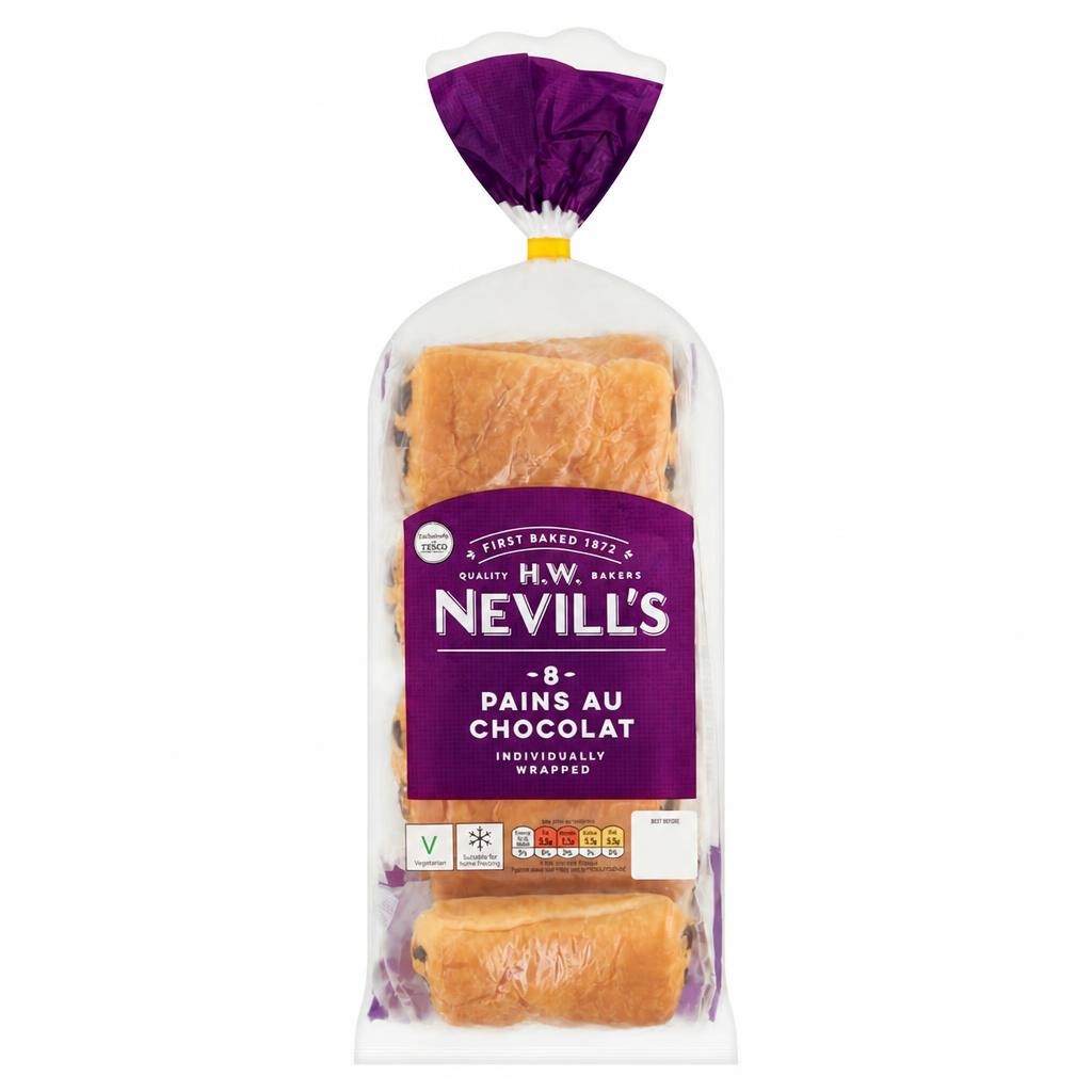 H.W. Nevills Pain Au Chocolat 8 Pack
