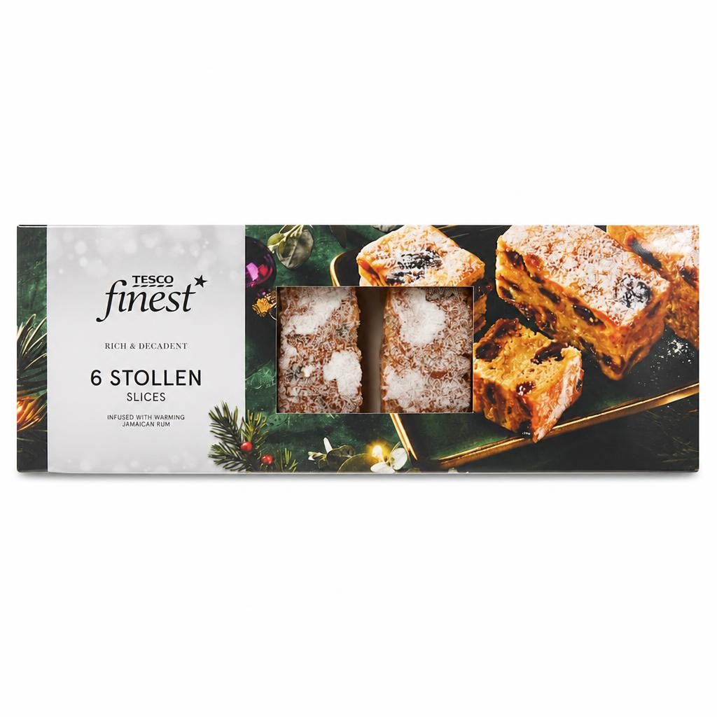 Tesco Finest Stollen Slices 6 Pack