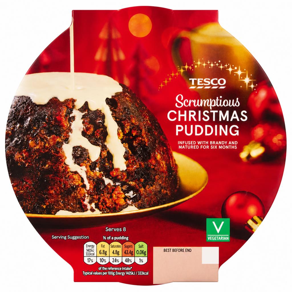 Tesco Christmas Pudding 800G