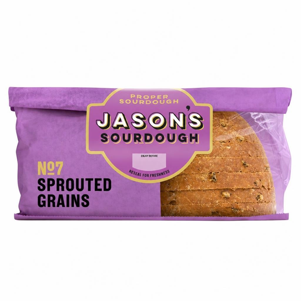 Jason's Superb Sprouted Grains Sourdough Bread 450g