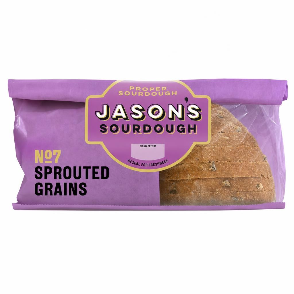 Jason's Superb Sprouted Grains Sourdough Bread 450g