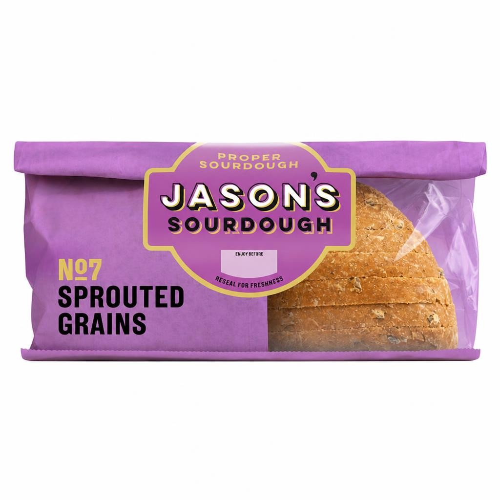 Jason's Superb Sprouted Grains Sourdough Bread 450g