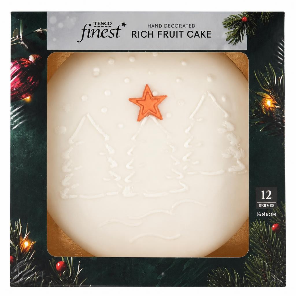 Tesco Finest Rich Fruit Cake 907G
