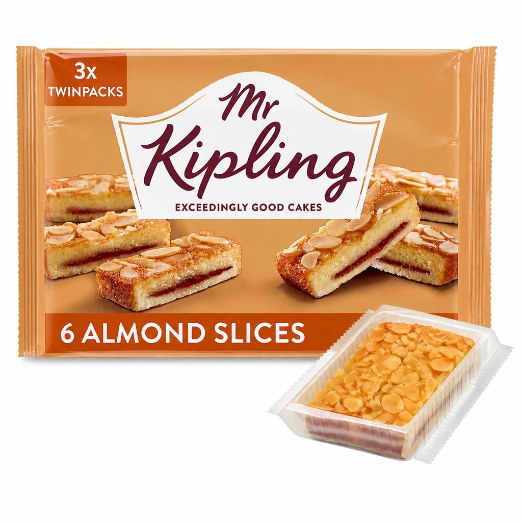 Mr Kipling Almond Cake Slices 6 Pack