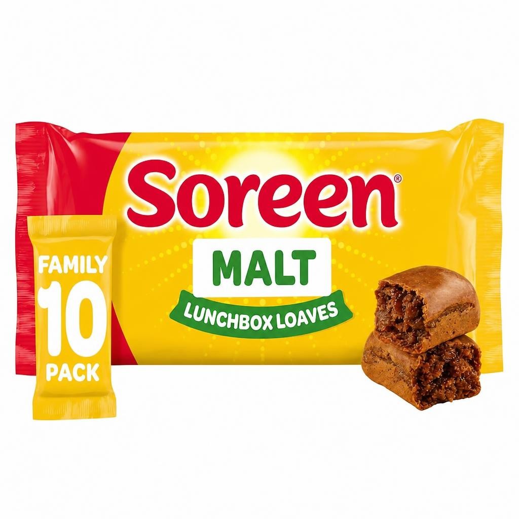 Soreen Malt Lunchbox Loaves - Family Pack 10 Pack
